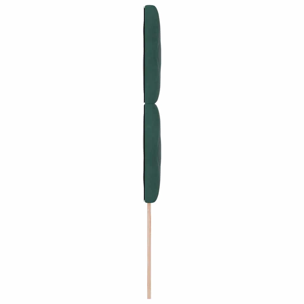 vidaXL Kopfteil mit Kopfteil Dunkelgrün 90 cm Samt
