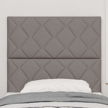 vidaXL Kopfteil mit Kopfteil Taupe 100 cm Kunstleder