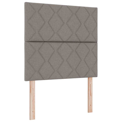 vidaXL Kopfteil mit Kopfteil Taupe 100 cm Kunstleder