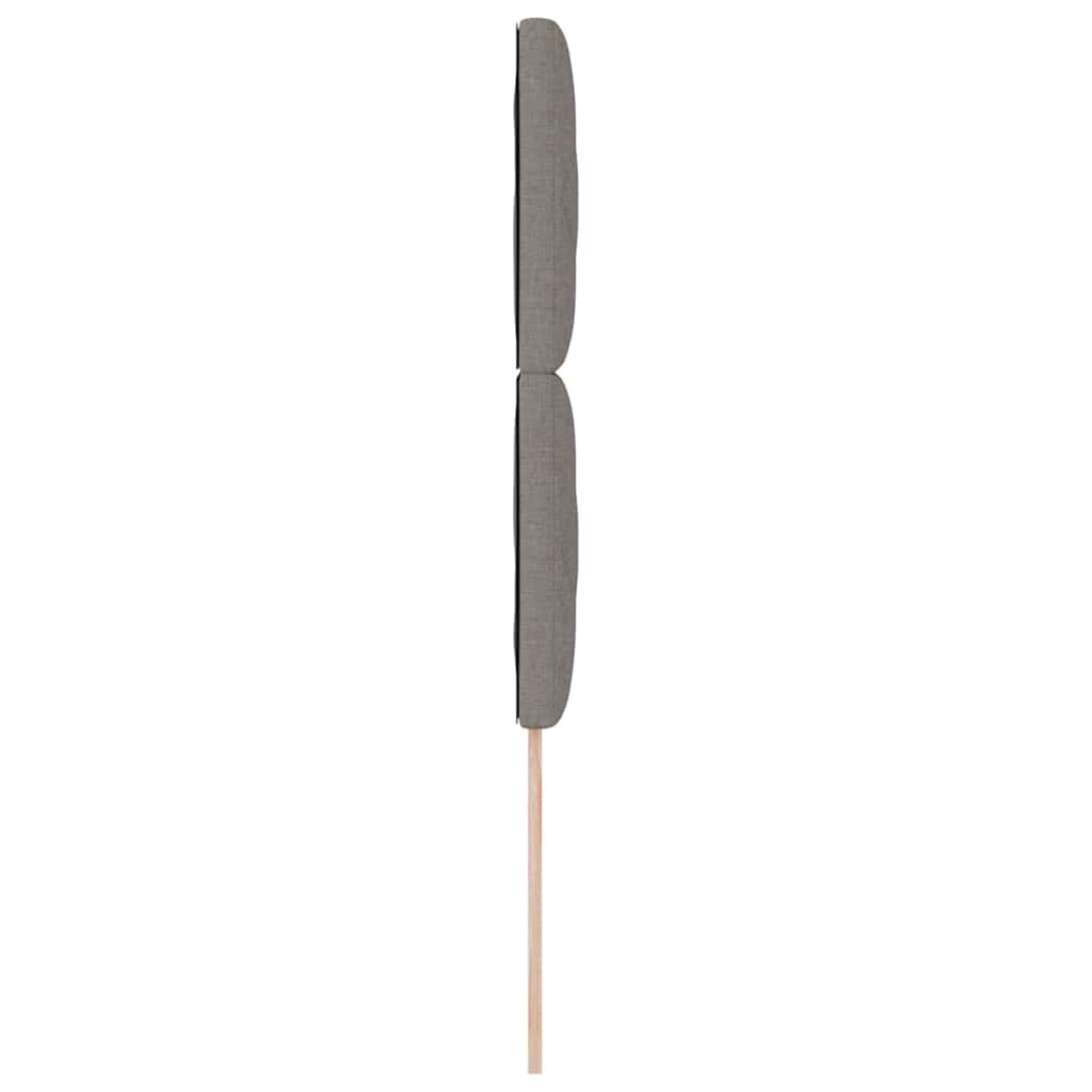 vidaXL Kopfteil mit Kopfteil Taupe 100 cm Kunstleder