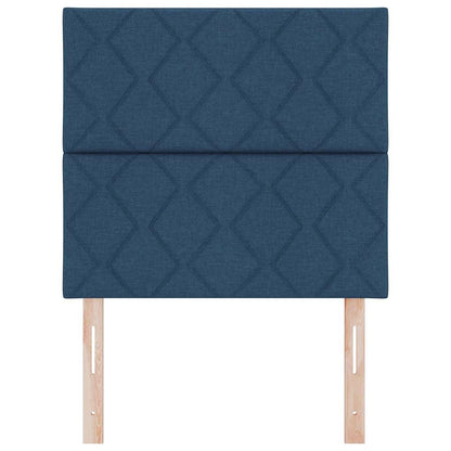 vidaXL Kopfteil mit Kopfteil Blau 100 cm Kunstleder