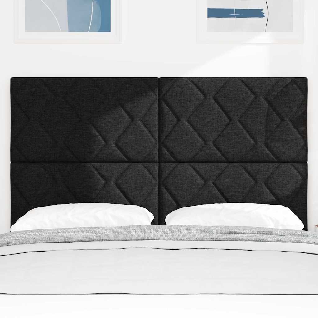 vidaXL Kopfteil mit Kopfteil Schwarz 160 cm Kunstleder