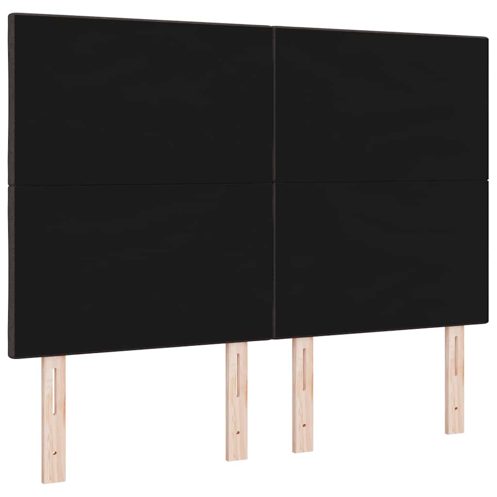 vidaXL Kopfteil mit Kopfteil Dunkelbraun 160 cm Kunstleder