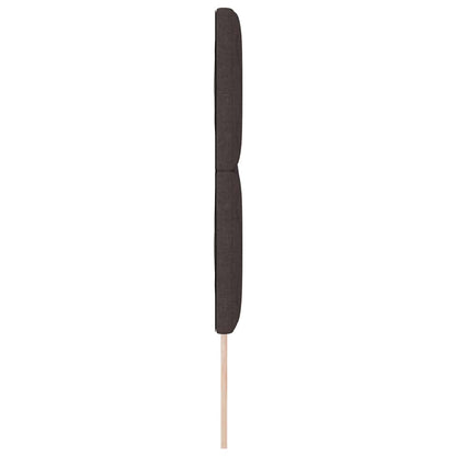 vidaXL Kopfteil mit Kopfteil Dunkelbraun 160 cm Kunstleder