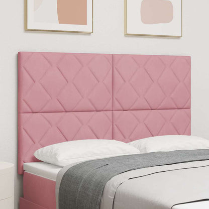 vidaXL Kopfteil mit Kopfteil Rosa 160 cm Samt