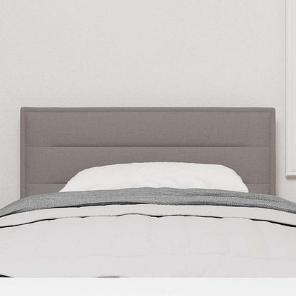 vidaXL LED Kopfteil mit LED-Lichtleisten Taupe 80 cm Polyester