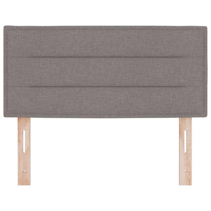 vidaXL LED Kopfteil mit LED-Lichtleisten Taupe 80 cm Polyester