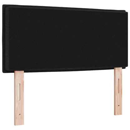 vidaXL LED Kopfteil mit LED-Lichtleisten Schwarz 90 cm Polyester