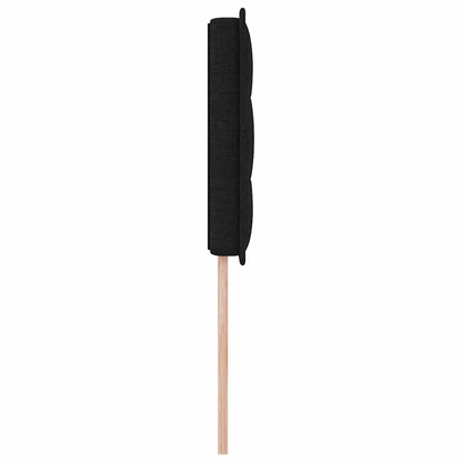 vidaXL LED Kopfteil mit LED-Lichtleisten Schwarz 100 cm Polyester