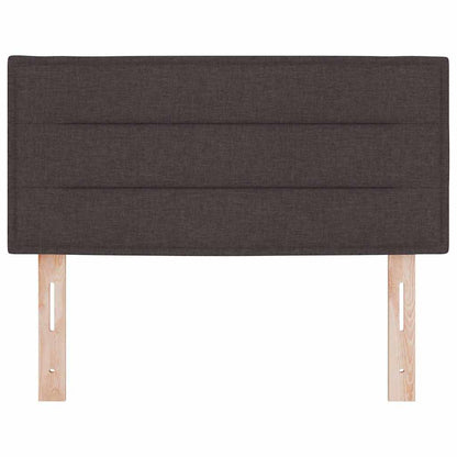 vidaXL LED Kopfteil mit LED-Lichtleisten Dunkelbraun 100 cm Polyester