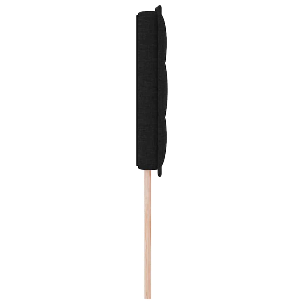 vidaXL LED Kopfteil mit LED-Lichtleisten Schwarz 160 cm Polyester