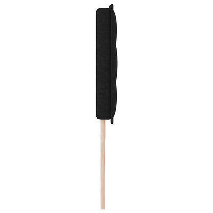 vidaXL LED Kopfteil mit LED-Lichtleisten Schwarz 180 cm Polyester