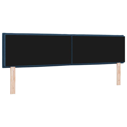 vidaXL LED Kopfteil mit LED-Lichtleisten Blau 180 cm Polyester