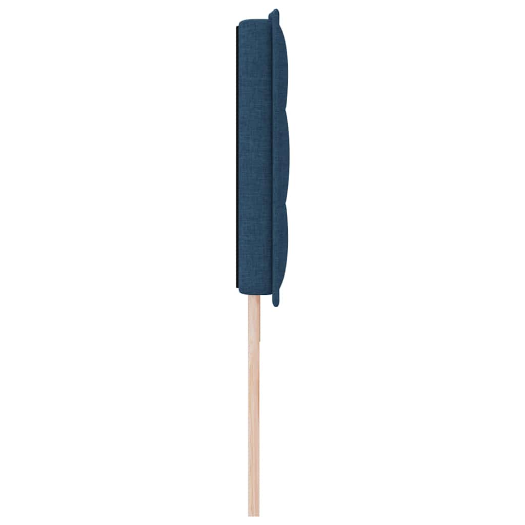 vidaXL LED Kopfteil mit LED-Lichtleisten Blau 180 cm Polyester