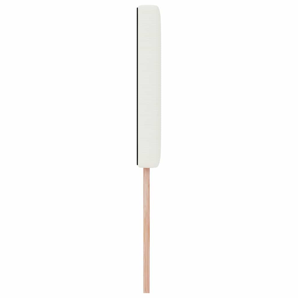 vidaXL LED Kopfteil mit LED-Lichtleisten Creme 100 cm Polyester