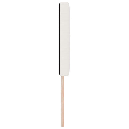 vidaXL LED Kopfteil mit LED-Lichtleisten Creme 180 cm Polyester