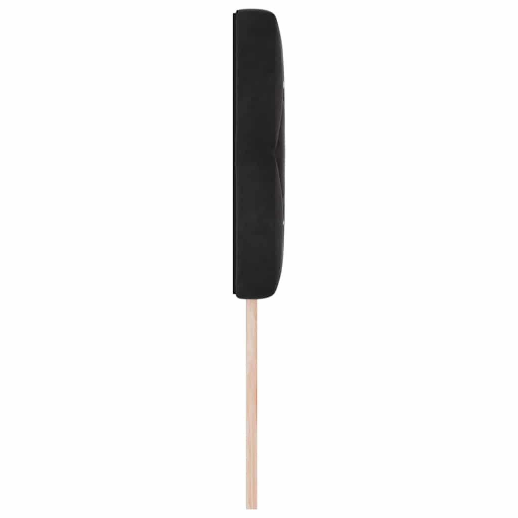 vidaXL LED Kopfteil mit LED-Lichtleisten Schwarz 80 cm Polyester