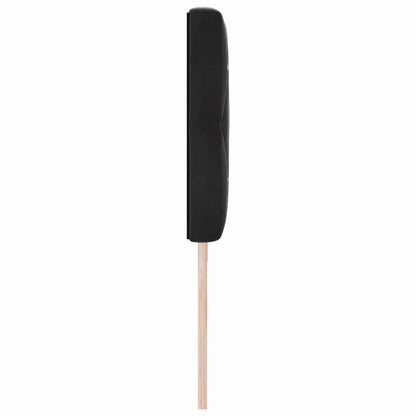 vidaXL LED Kopfteil mit LED-Lichtleisten Schwarz 200 cm Polyester