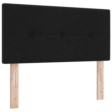vidaXL LED Kopfteil mit LED-Lichtleisten Schwarz 80 cm Polyester