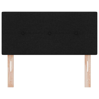 vidaXL LED Kopfteil mit LED-Lichtleisten Schwarz 80 cm Polyester