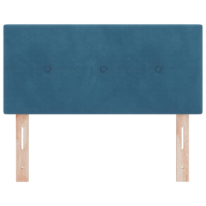 vidaXL LED Kopfteil mit LED-Lichtleisten Blau 90 cm Polyester