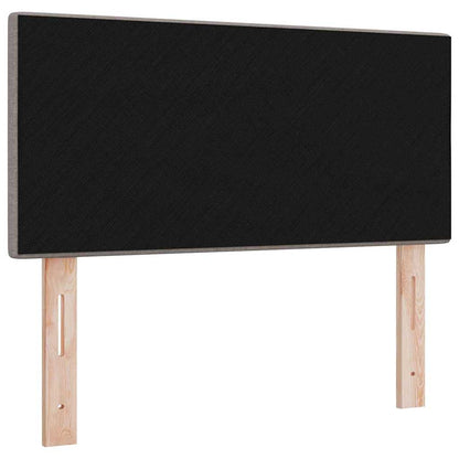 vidaXL LED Kopfteil mit LED-Lichtleisten Taupe 100 cm Polyester