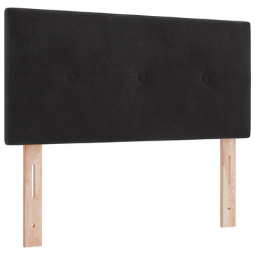 vidaXL LED Kopfteil mit LED-Lichtleisten Schwarz 100 cm Polyester