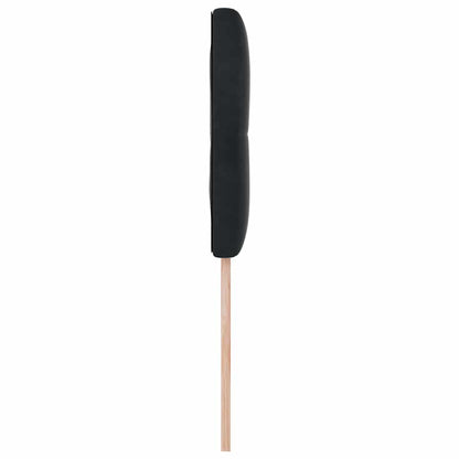 vidaXL LED Kopfteil mit LED-Lichtleisten Schwarz 100 cm Polyester