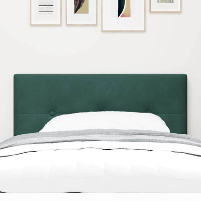 vidaXL LED Kopfteil mit LED-Lichtleisten Grün 100 cm Polyester