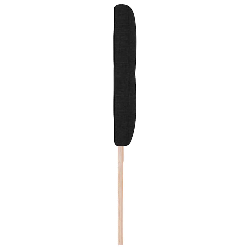 vidaXL LED Kopfteil mit LED-Lichtleisten Schwarz 180 cm Polyester