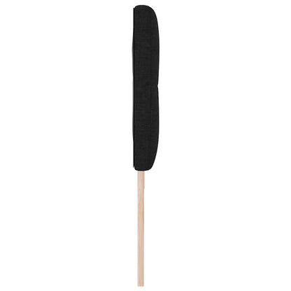 vidaXL LED Kopfteil mit LED-Lichtleisten Schwarz 180 cm Polyester