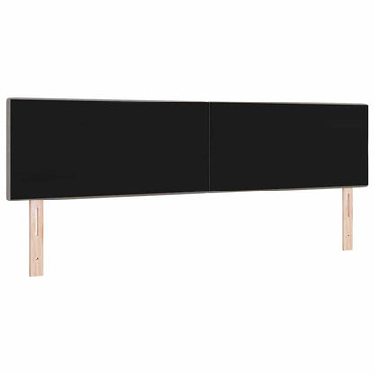vidaXL LED Kopfteil mit LED-Lichtleisten Taupe 180 cm Polyester