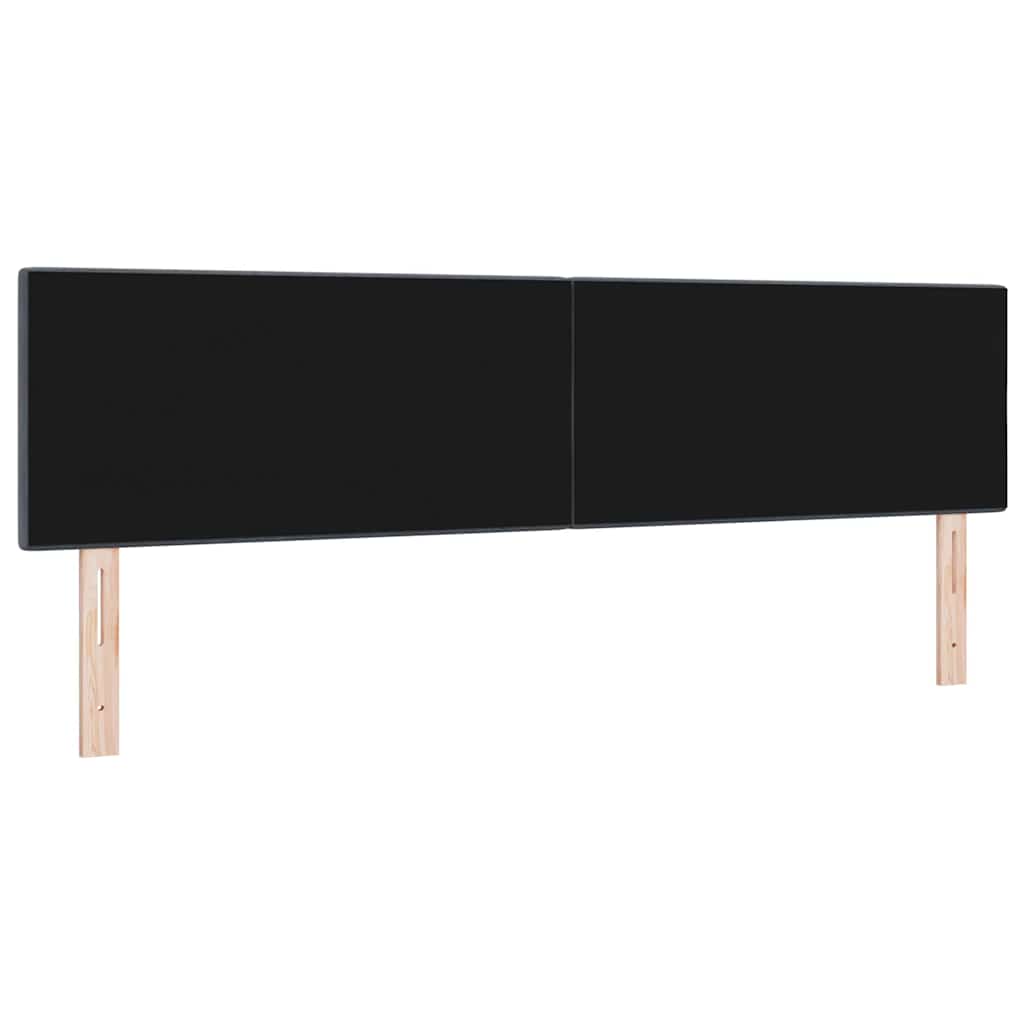 vidaXL LED Kopfteil mit LED-Lichtleisten Grau 180 cm Polyester
