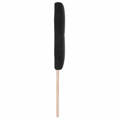 vidaXL LED Kopfteil mit LED-Lichtleisten Schwarz 180 cm Polyester