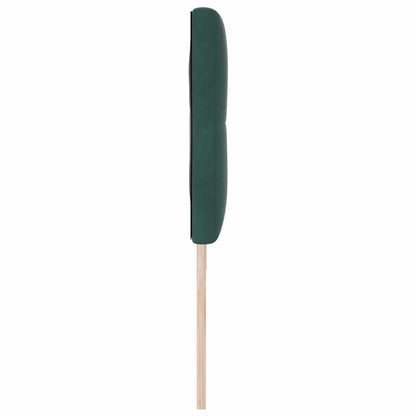 vidaXL LED Kopfteil mit LED-Lichtleisten Grün 180 cm Polyester
