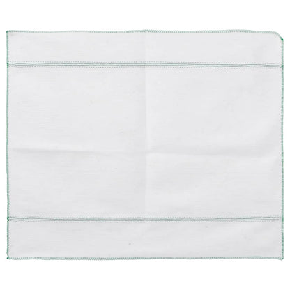 Reinigungstücher 5 Stk. Weiß mit Grünen Gestreift 50x60 cm