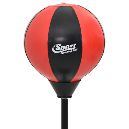 Punchingball mit Ständer, Handschuhen & Pumpe 81-122 cm