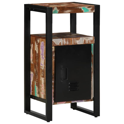 Badezimmermöbel-Set mit Regal 2 pcs Massives upgecyceltes Holz