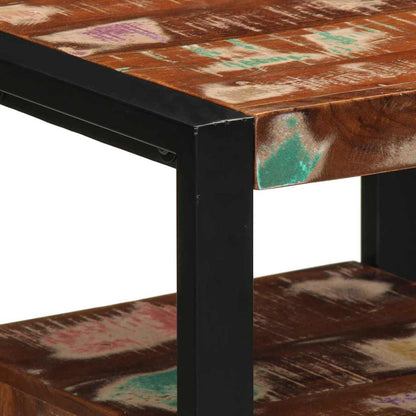 Badezimmermöbel-Set mit Regal 3 pcs Massives upgecyceltes Holz