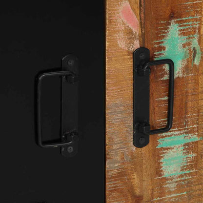 Badezimmermöbel-Set mit Regal 3 pcs Massives upgecyceltes Holz