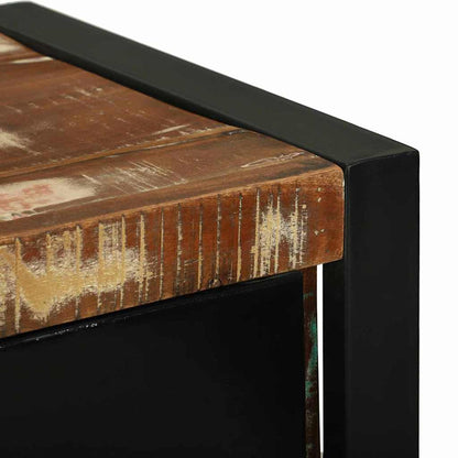 Badezimmermöbel-Set mit Regal 3 pcs Massives upgecyceltes Holz