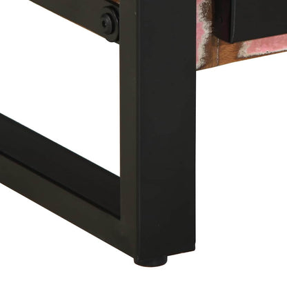 Badezimmermöbel-Set mit Regal 4 pcs Massives upgecyceltes Holz