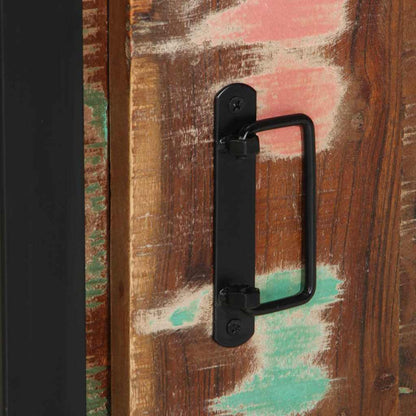 Badezimmermöbel-Set mit Regal 4 pcs Massives upgecyceltes Holz