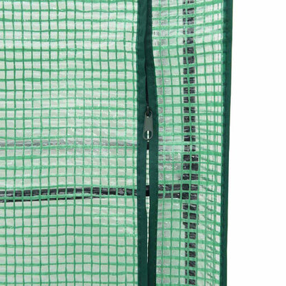 vidaXL Hochbeet mit Gewächshausabdeckung Rattanoptik 160x40x123 cm