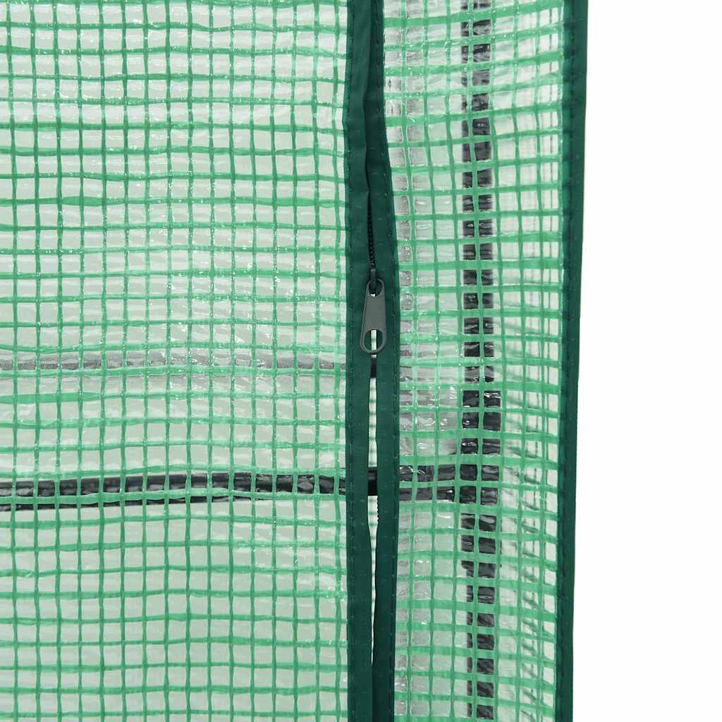 vidaXL Hochbeet mit Gewächshausabdeckung Rattanoptik 160x40x153 cm