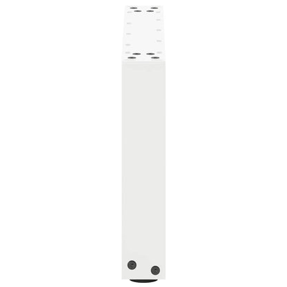 vidaXL Couchtischbeine U-Form 2 Stk. Weiß 50x(30-31) cm Stahl