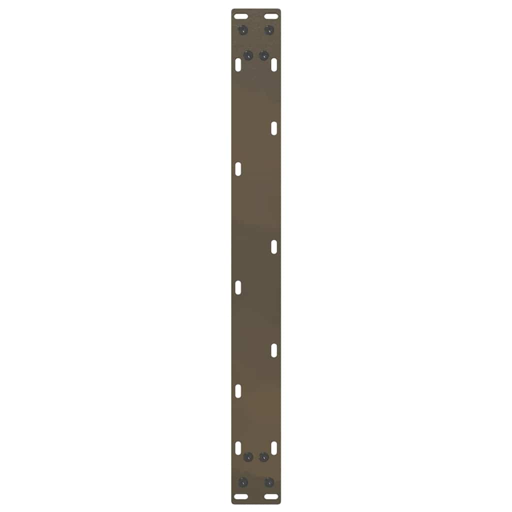 vidaXL Couchtischbeine U-Form 2 Stk. Naturstahl 60x(30-31) cm Stahl