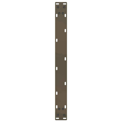vidaXL Couchtischbeine U-Form 2 Stk. Naturstahl 70x(30-31) cm Stahl