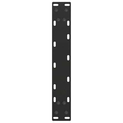 vidaXL Couchtischbeine U-Form 2 Stk. Schwarz 28x(42-43) cm Stahl