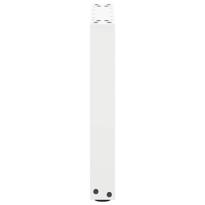 vidaXL Couchtischbeine U-Form 2 Stk. Weiß 28x(42-43) cm Stahl